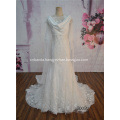 Pattern Embroidered Lace women Floor-length A-line wedding dress ball gown